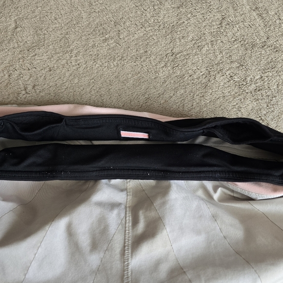 Lululemon Groovy Run Short Gros Gingham Dune/Bleached Coral/Black size 8 - Picture 12 of 13